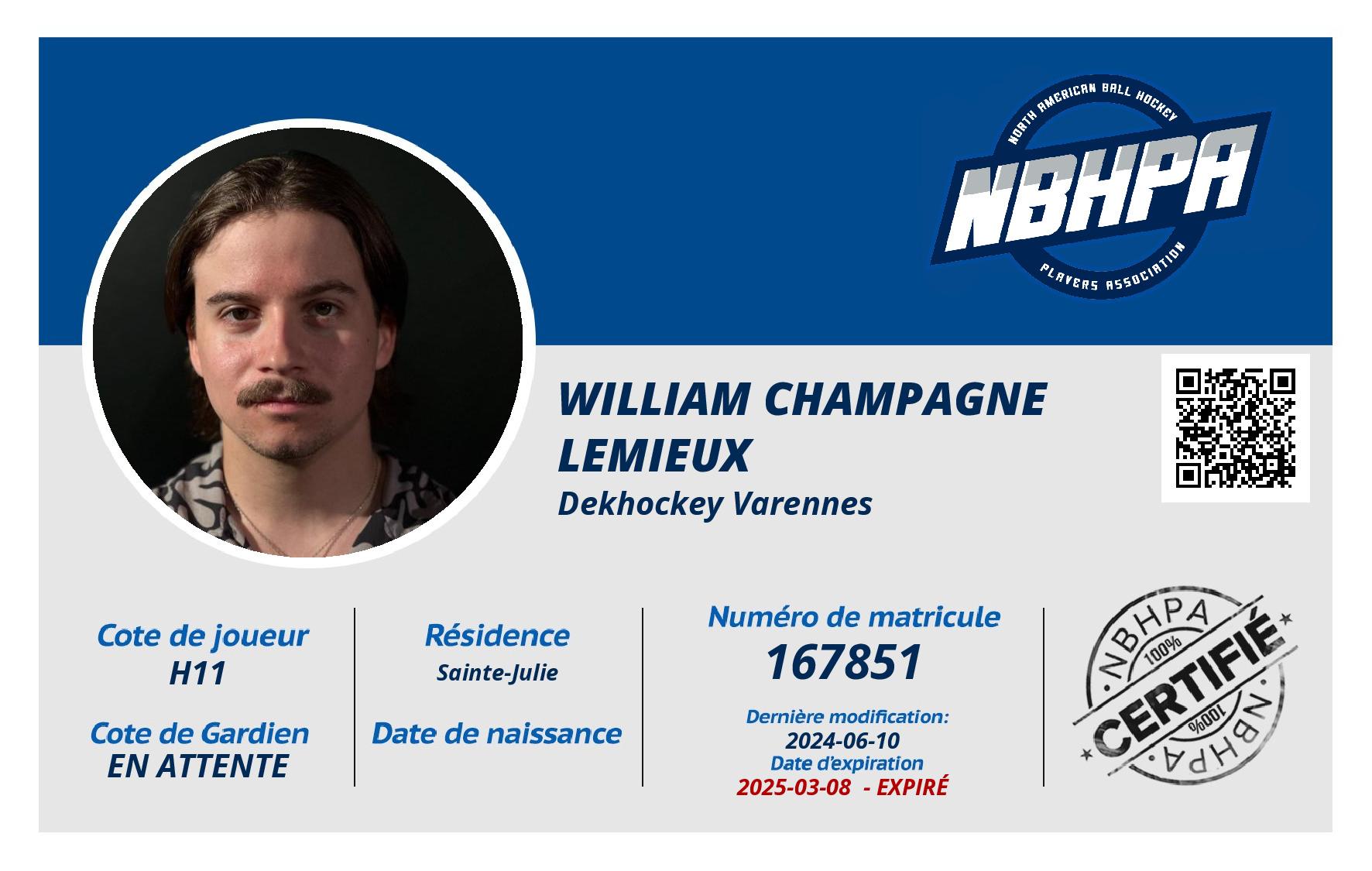 William Champagne Lemieux