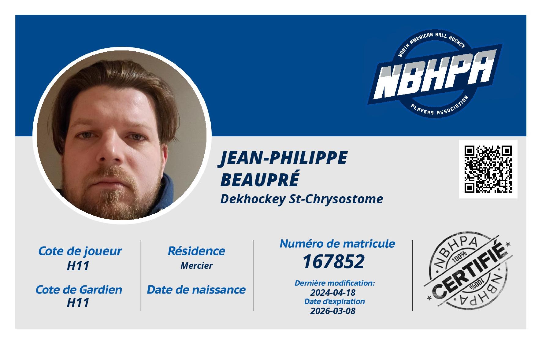 Jean-philippe  Beaupré