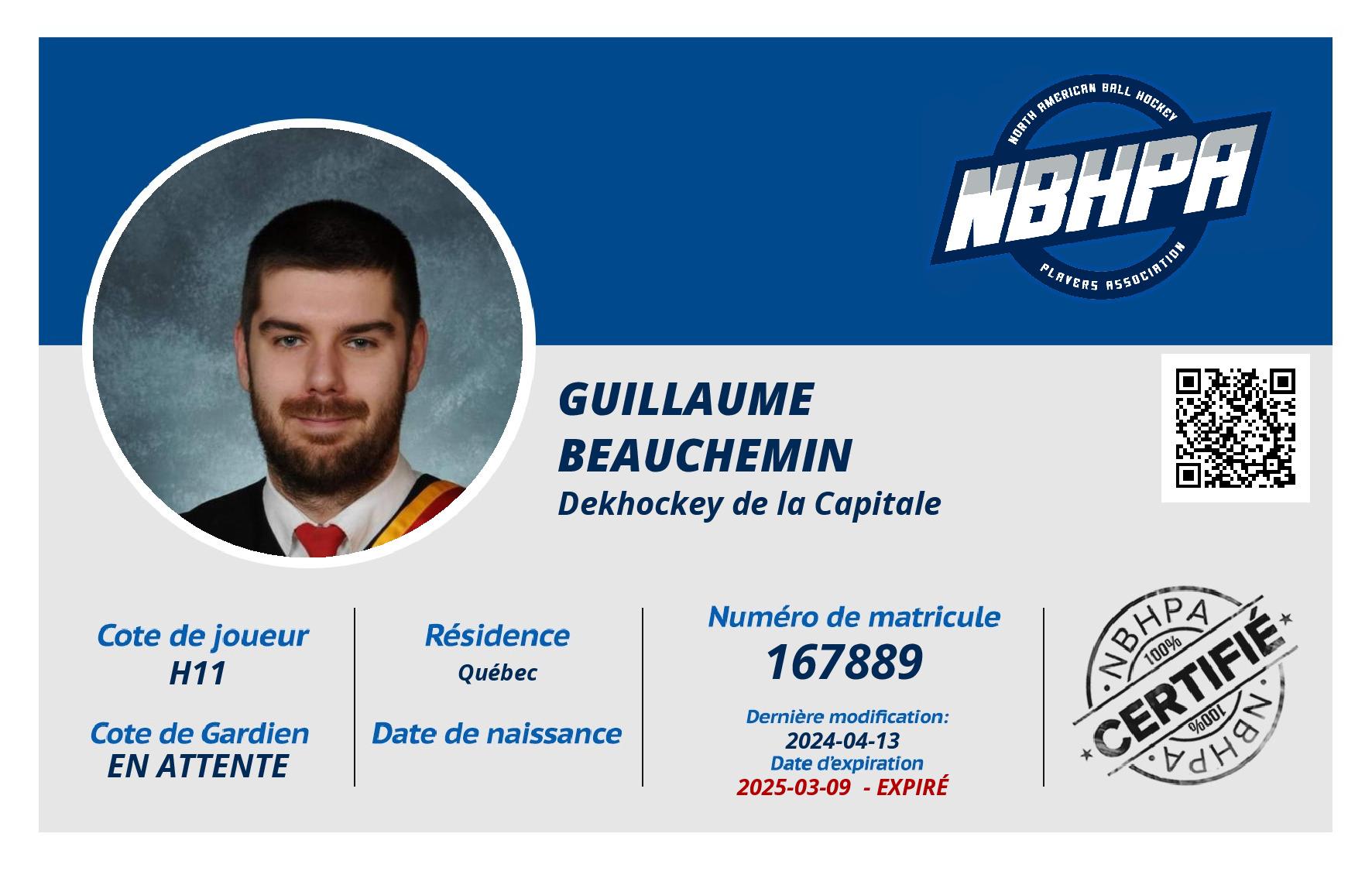 Guillaume  Beauchemin 