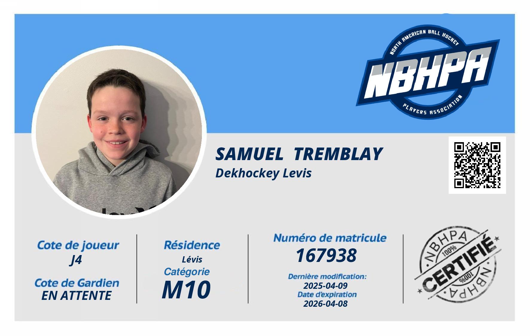 Samuel  Tremblay