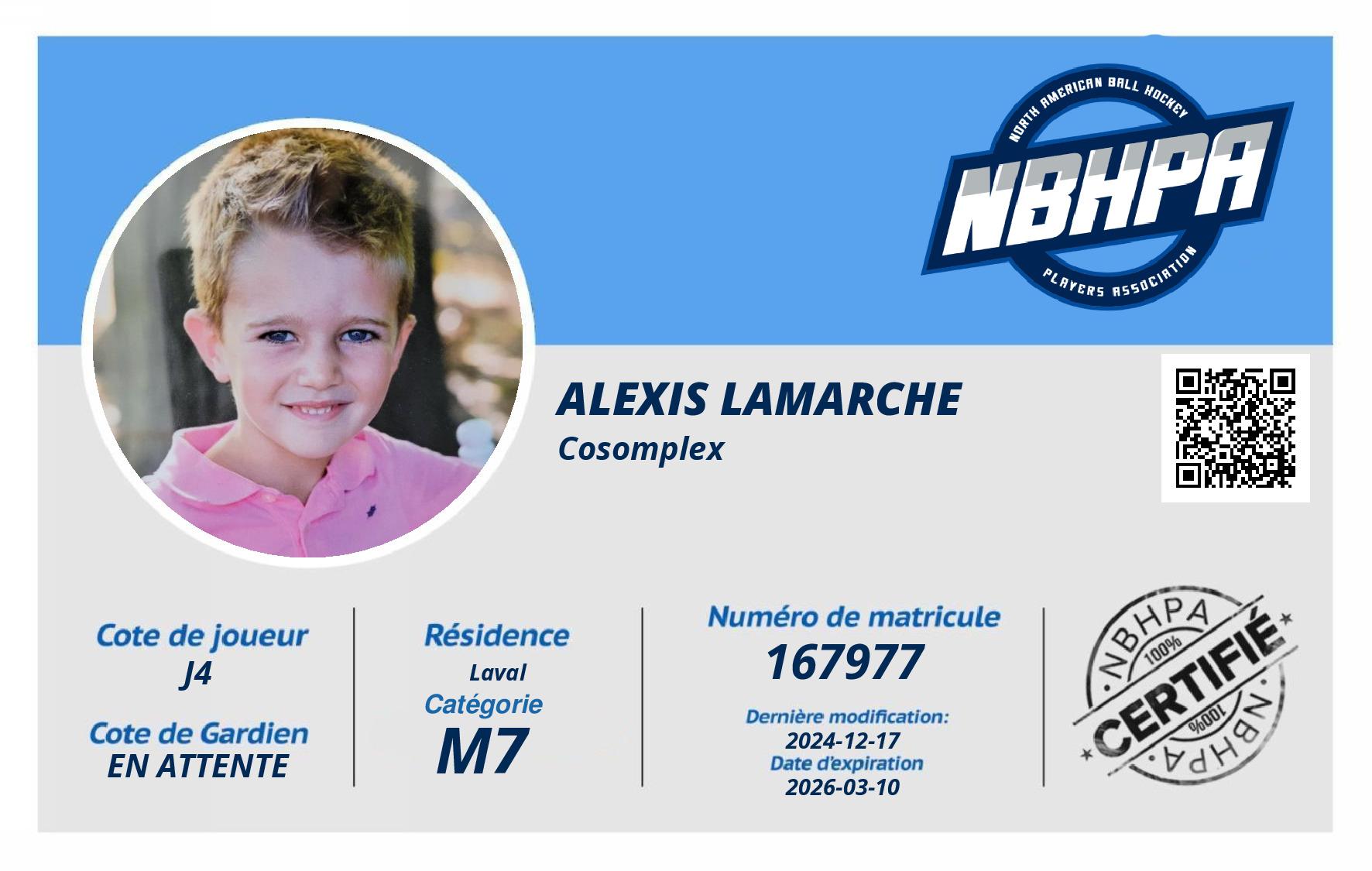 Alexis Lamarche