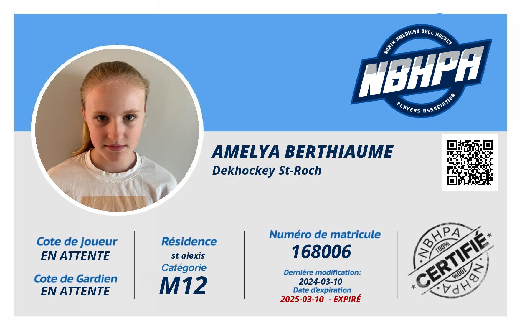 Amelya Berthiaume