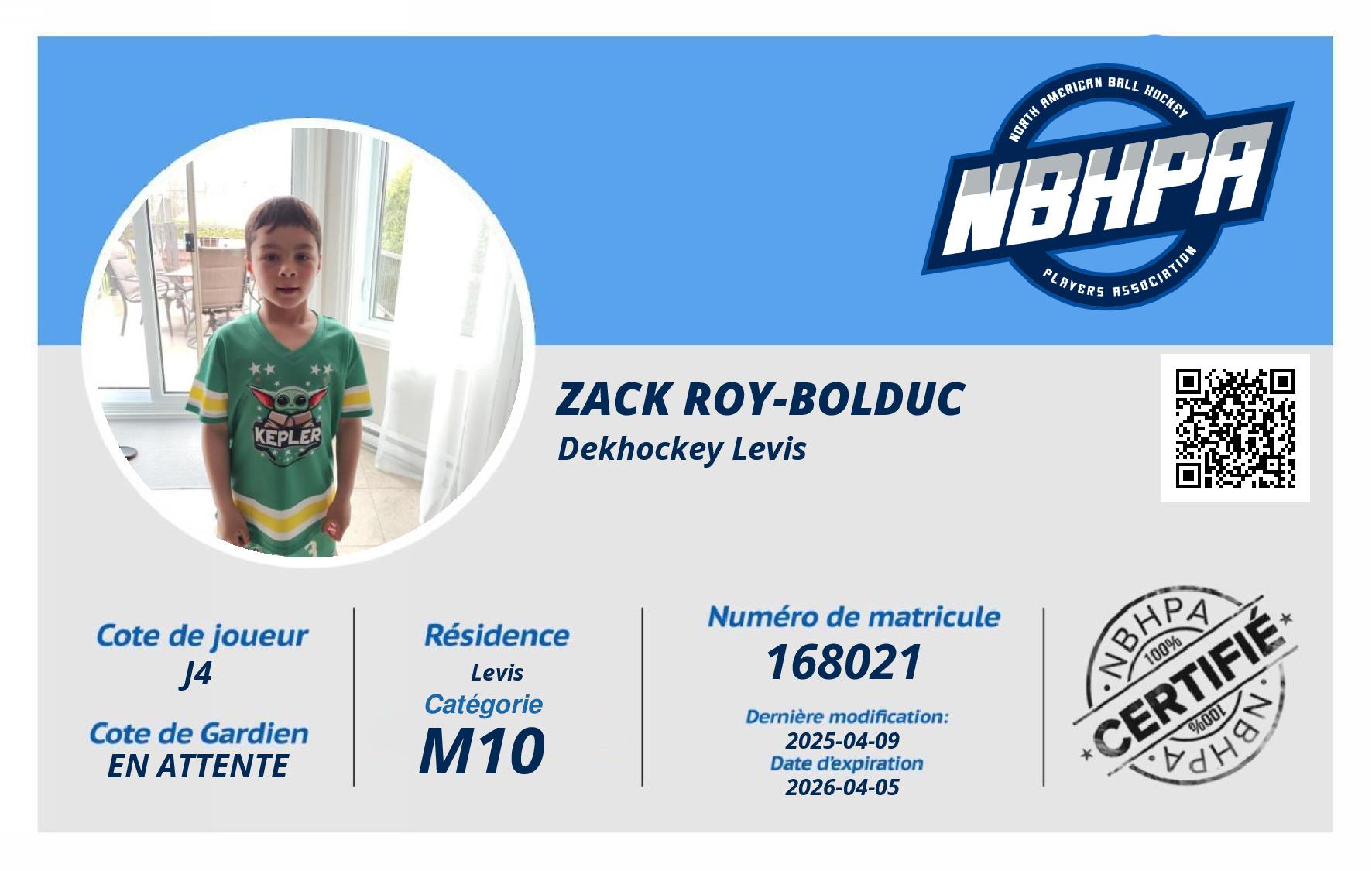 Zack Roy-Bolduc 
