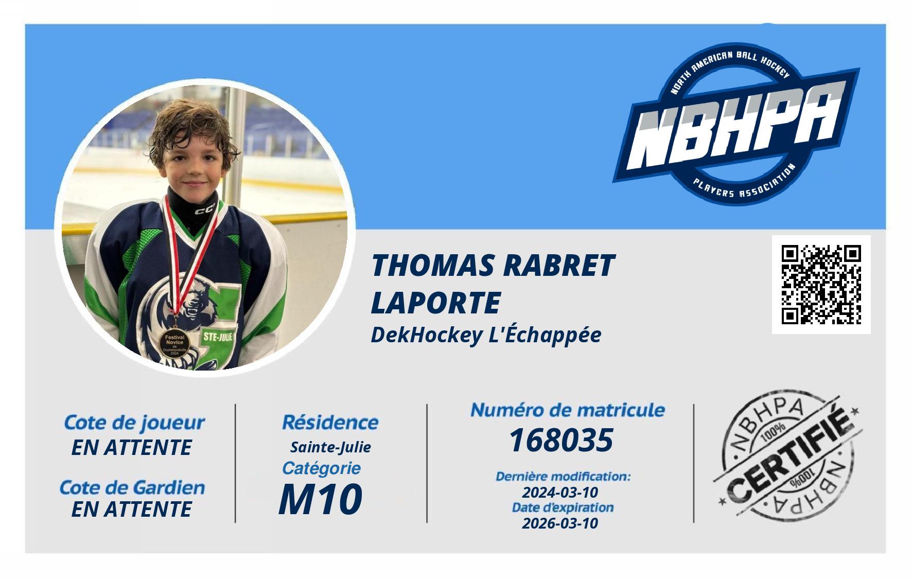 Thomas Rabret Laporte