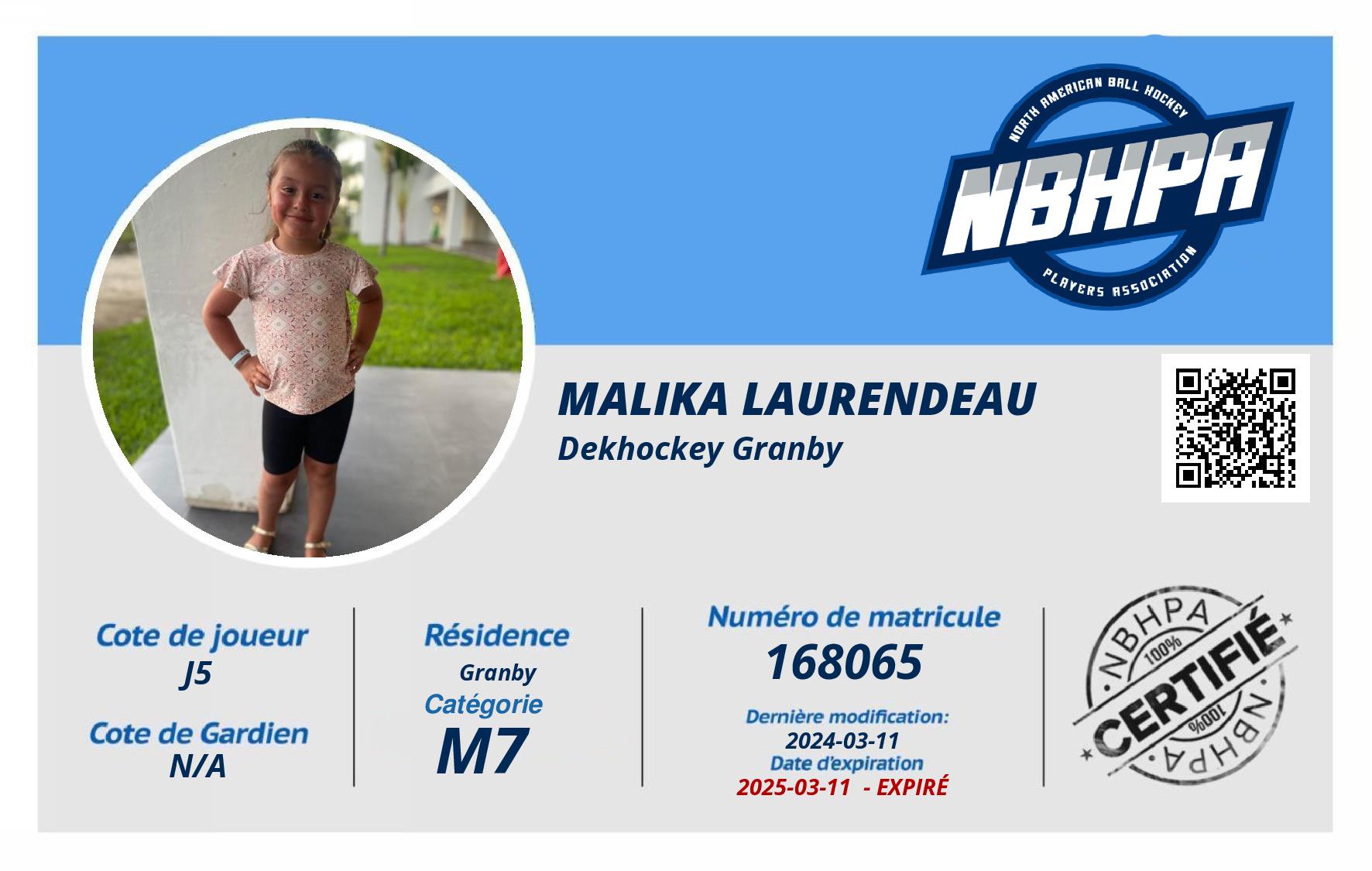 Malika Laurendeau