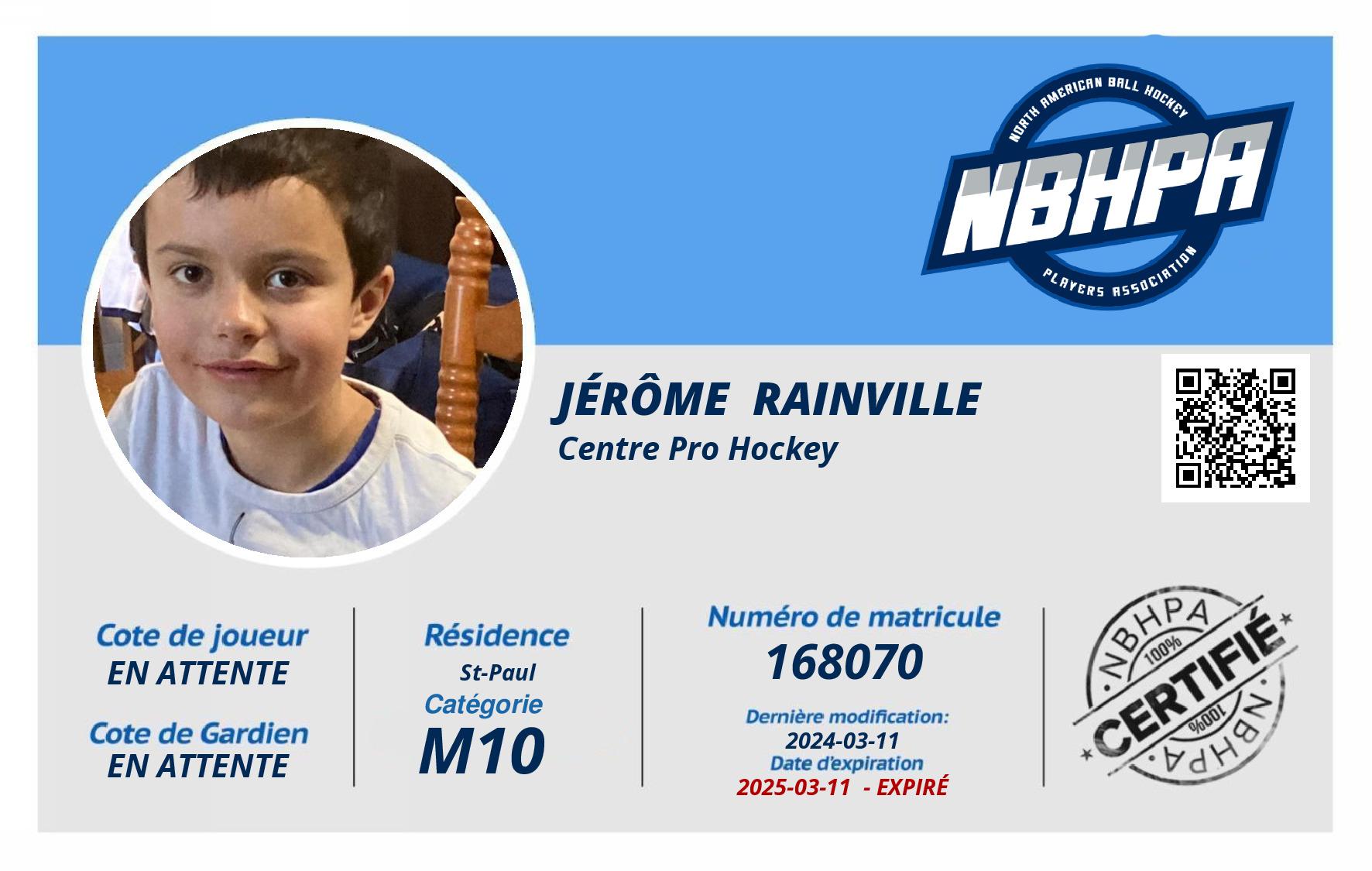 Jérôme  Rainville