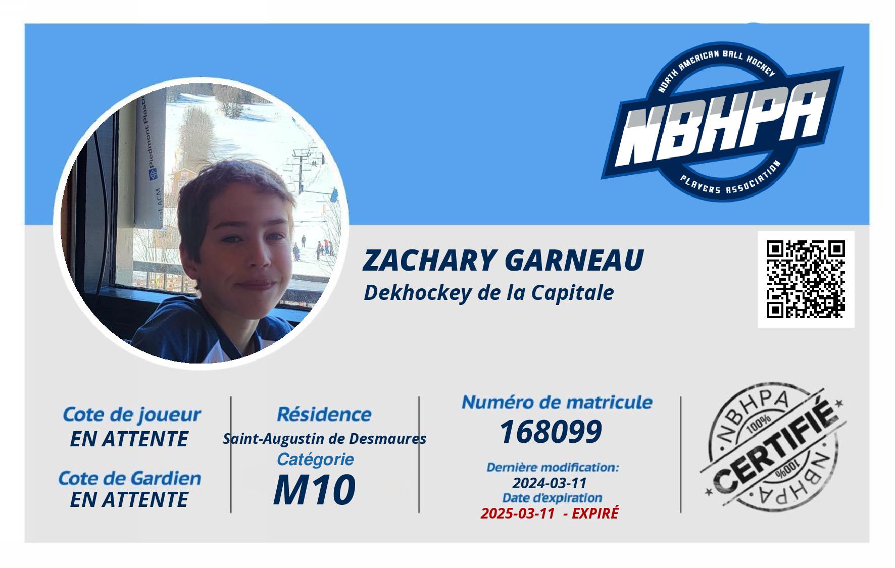 Zachary Garneau