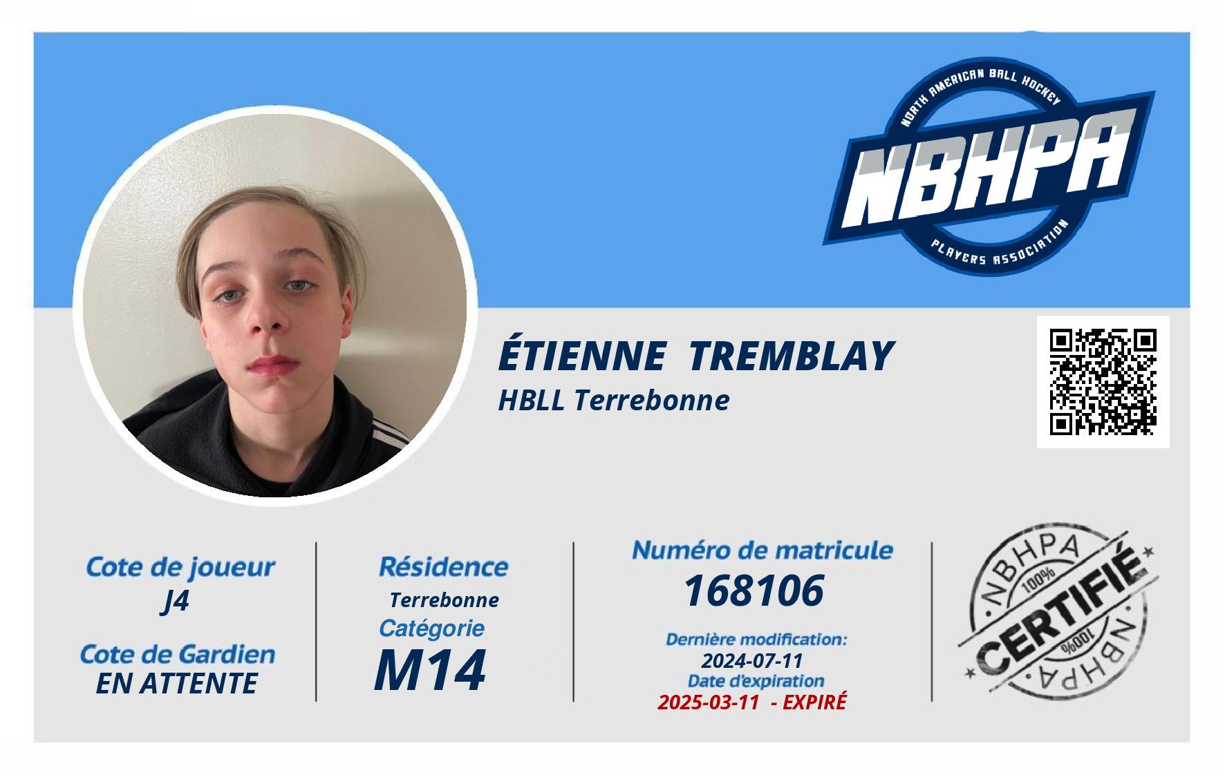Étienne  Tremblay 