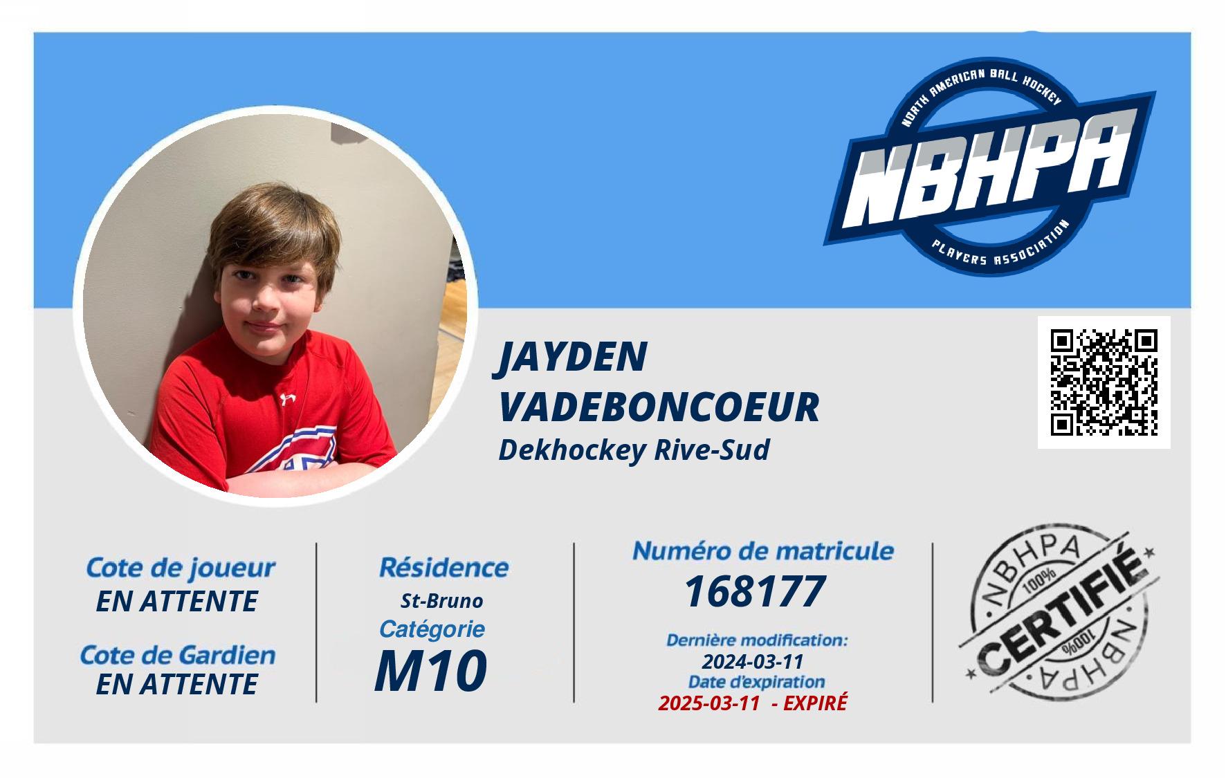 Jayden Vadeboncoeur 