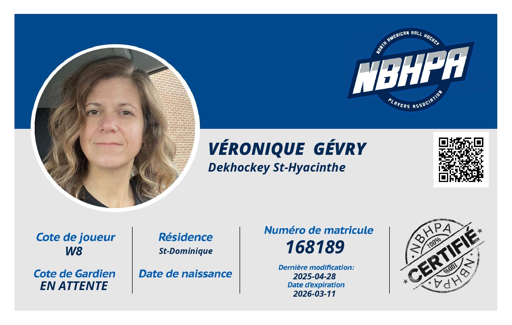 Véronique  Gévry 