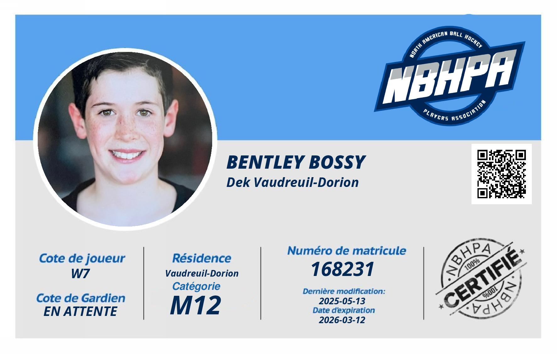 Bentley Bossy