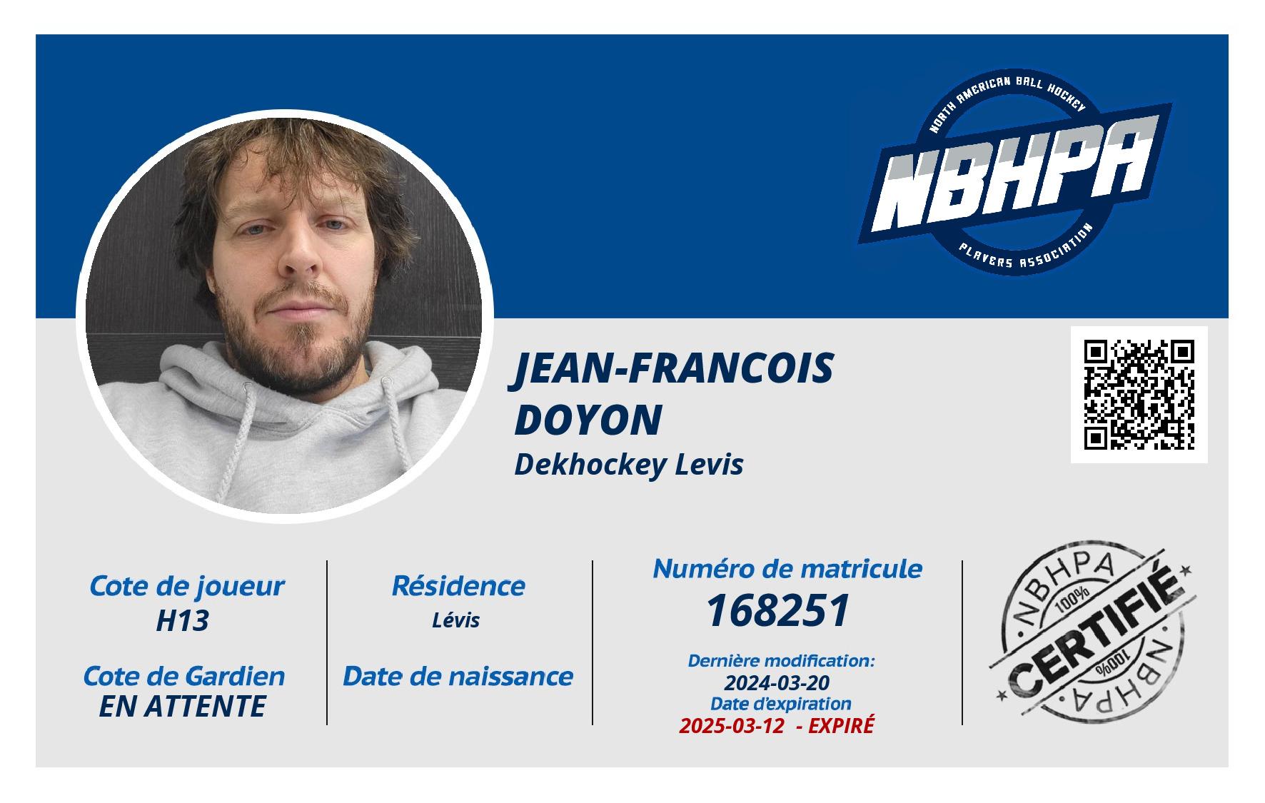 Jean-Francois  Doyon