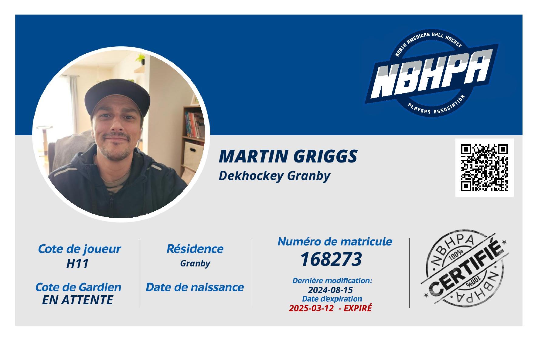 Martin Griggs