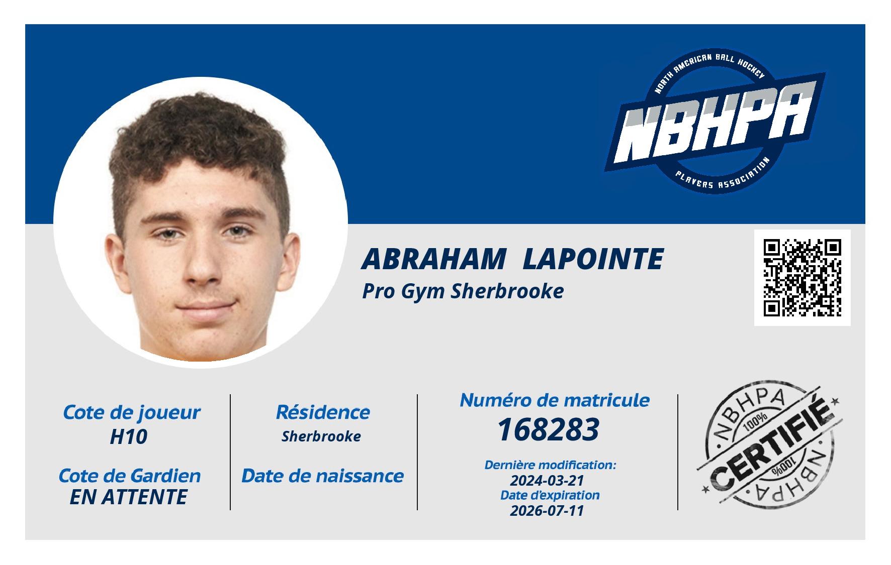 Abraham  Lapointe 