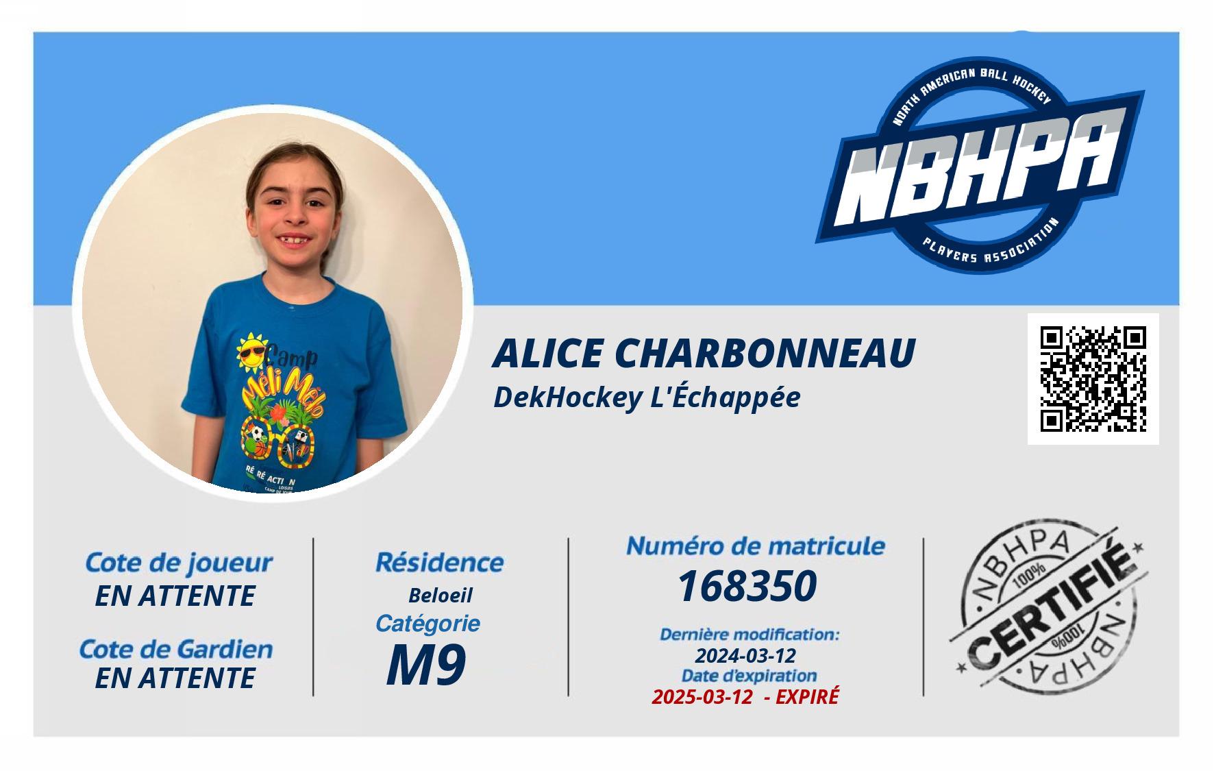 Alice Charbonneau