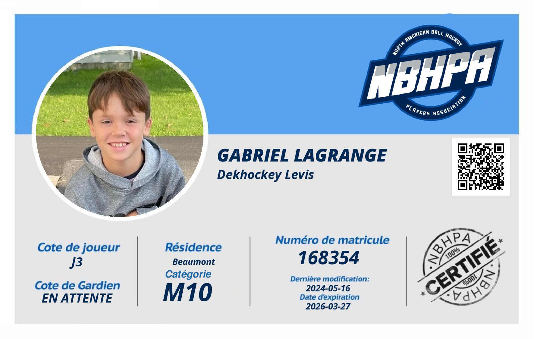 Gabriel Lagrange