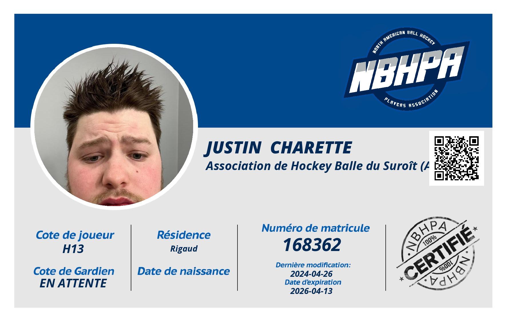 Justin  Charette