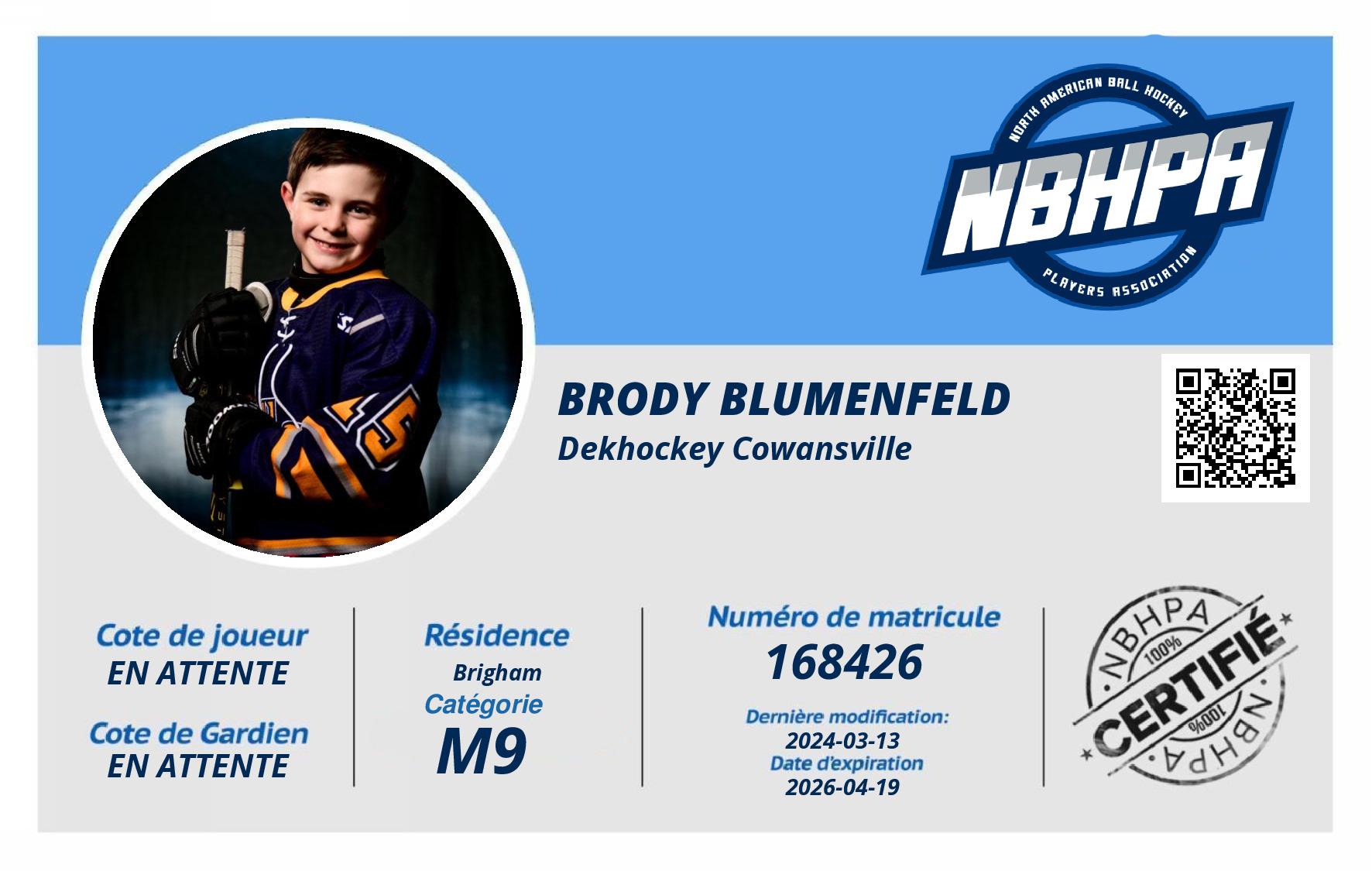 Brody Blumenfeld 