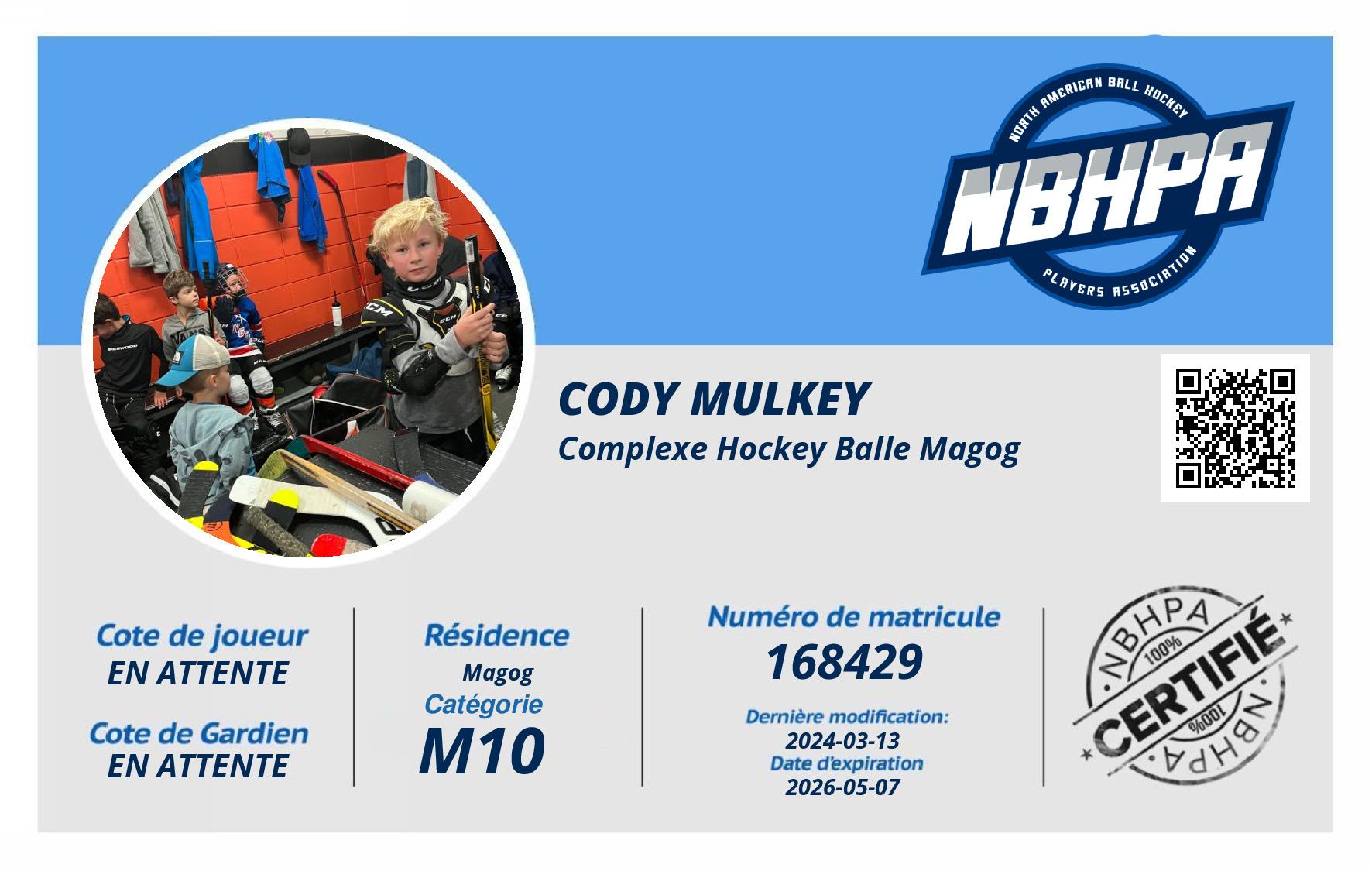 Cody Mulkey
