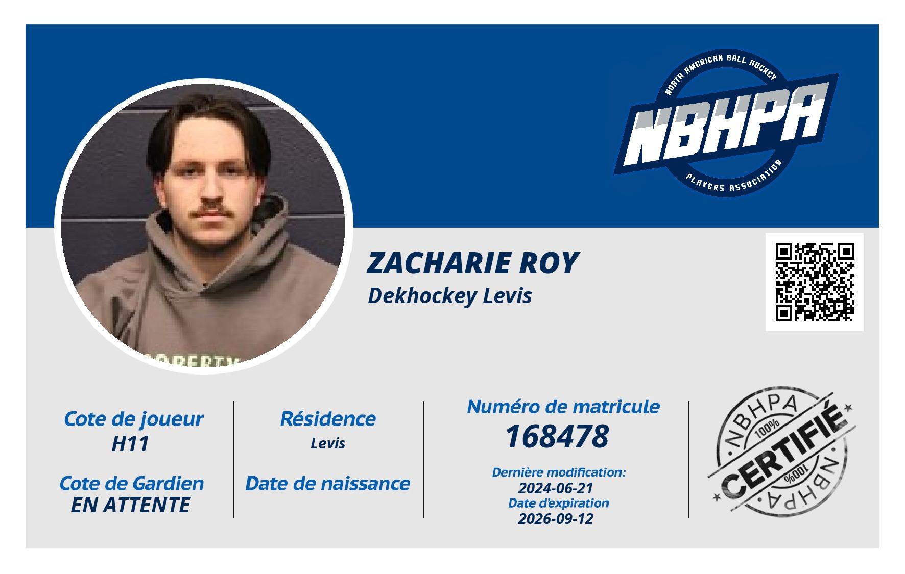 Zacharie Roy