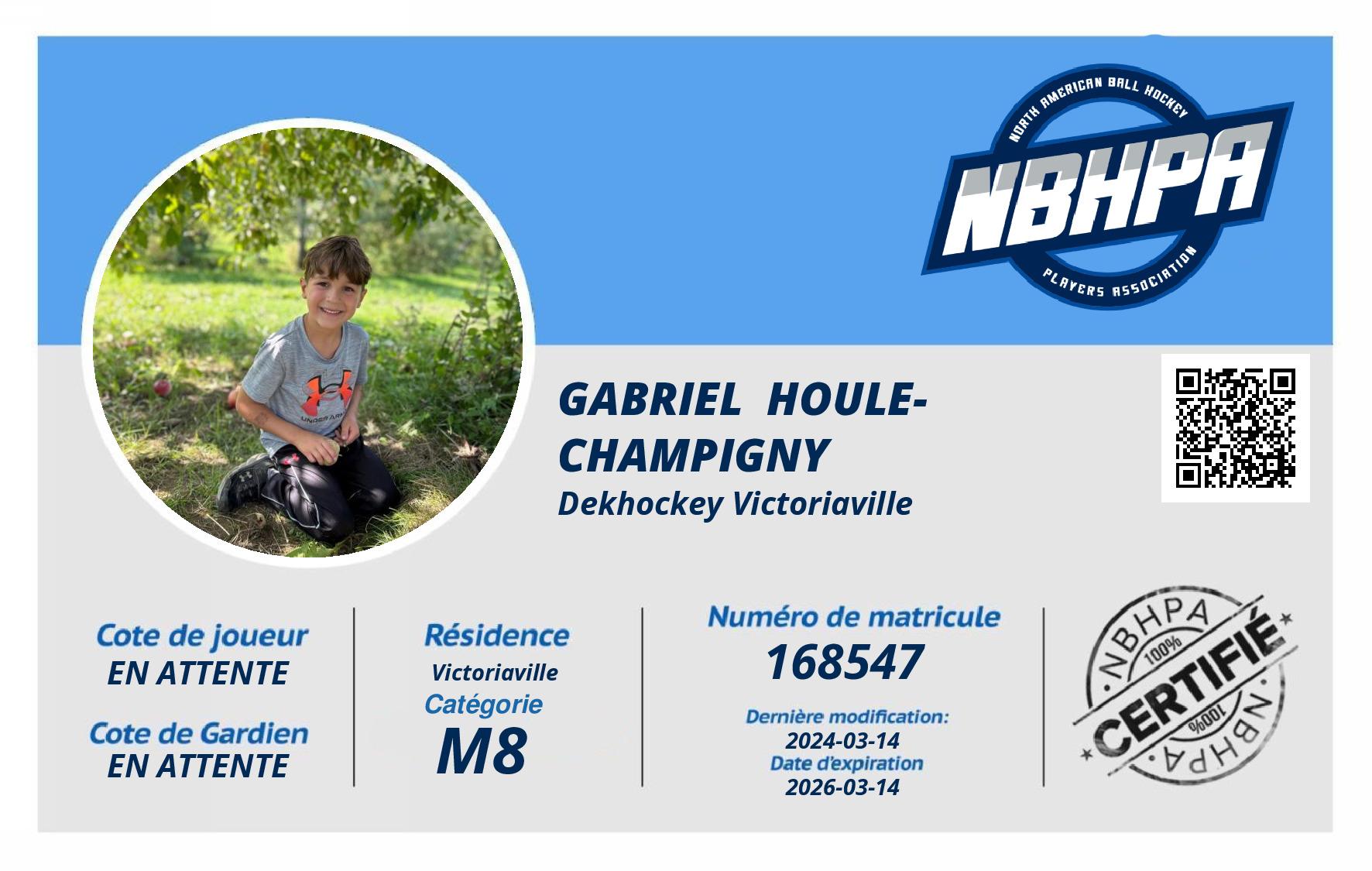 Gabriel  Houle-Champigny