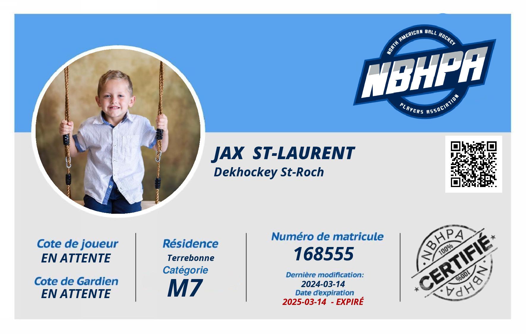 Jax  St-Laurent