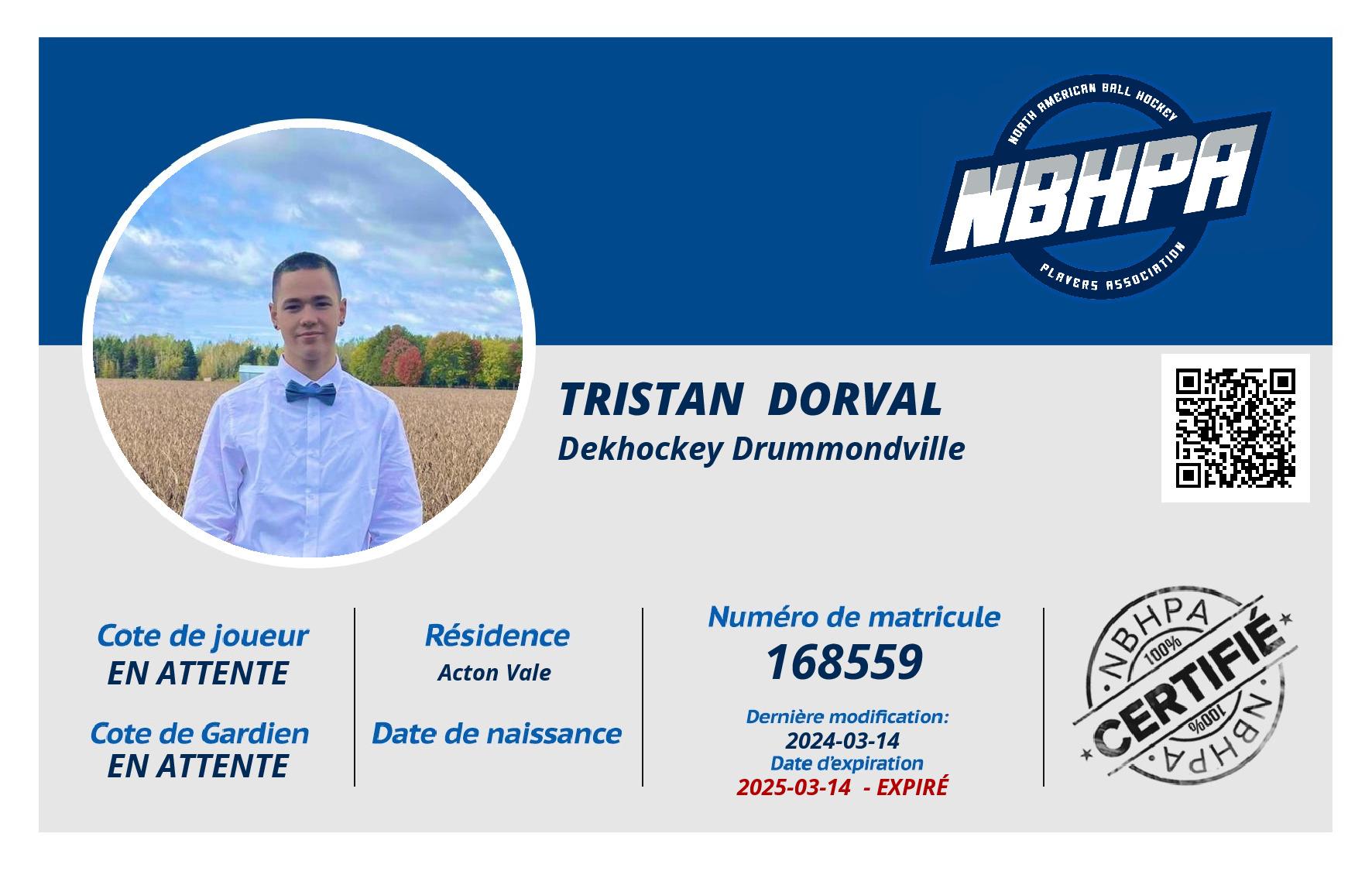 Tristan  Dorval 