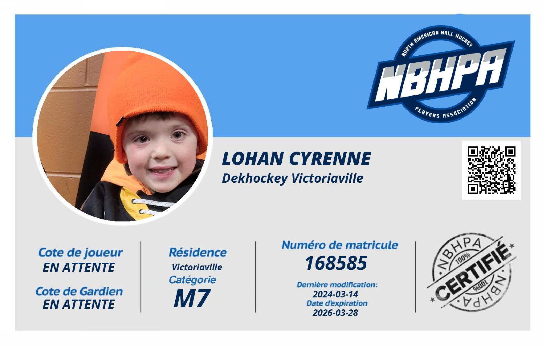 Lohan Cyrenne