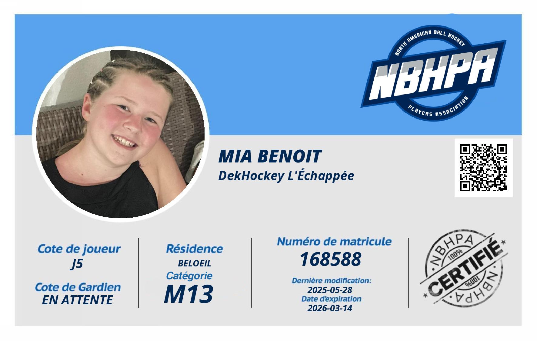 Mia Benoit