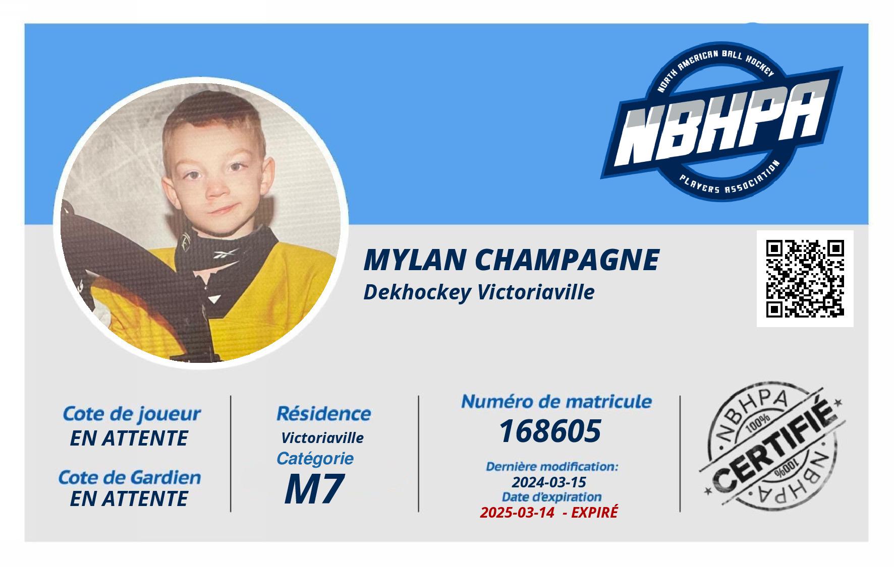 Mylan Champagne