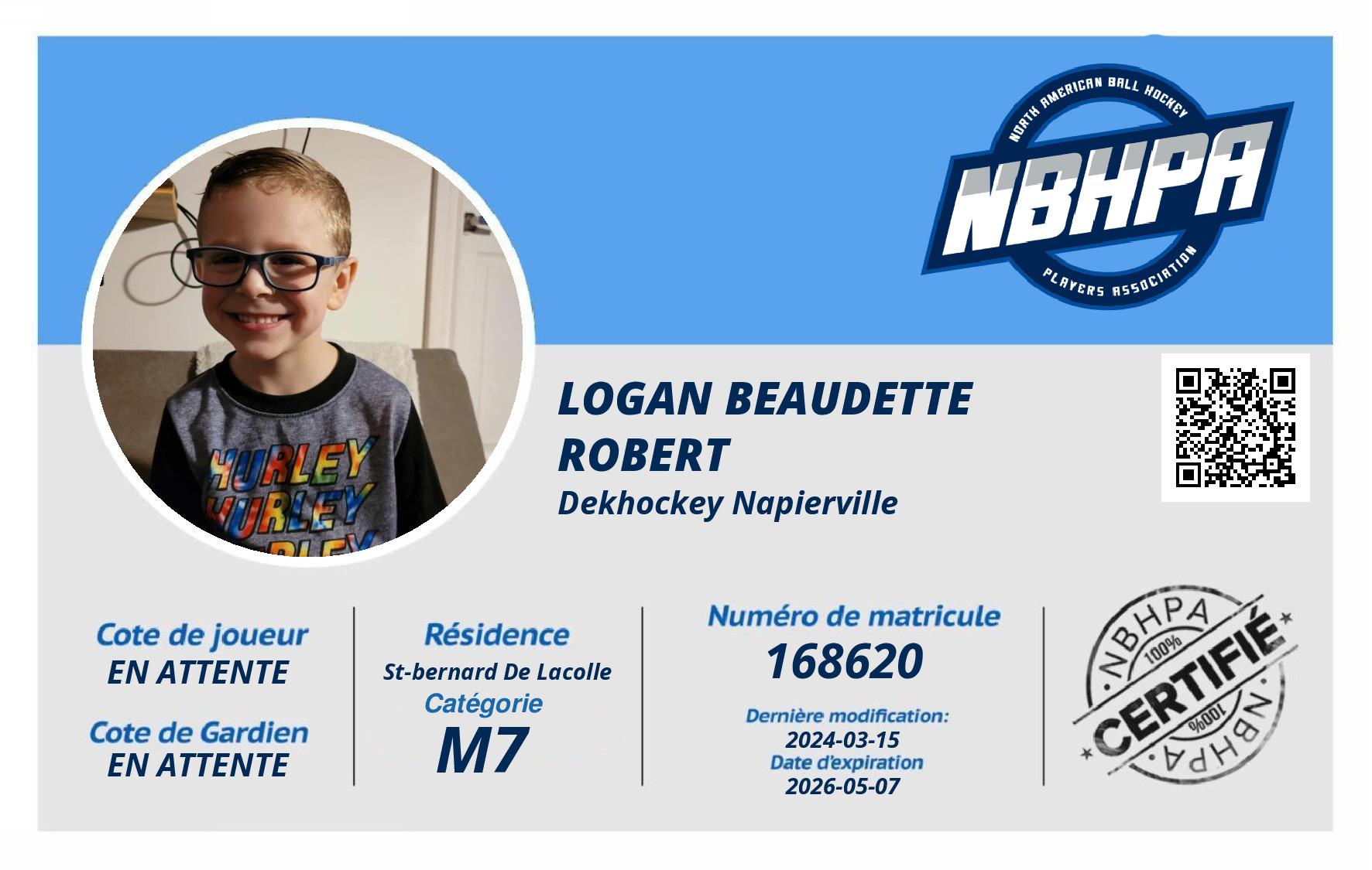 Logan Beaudette robert