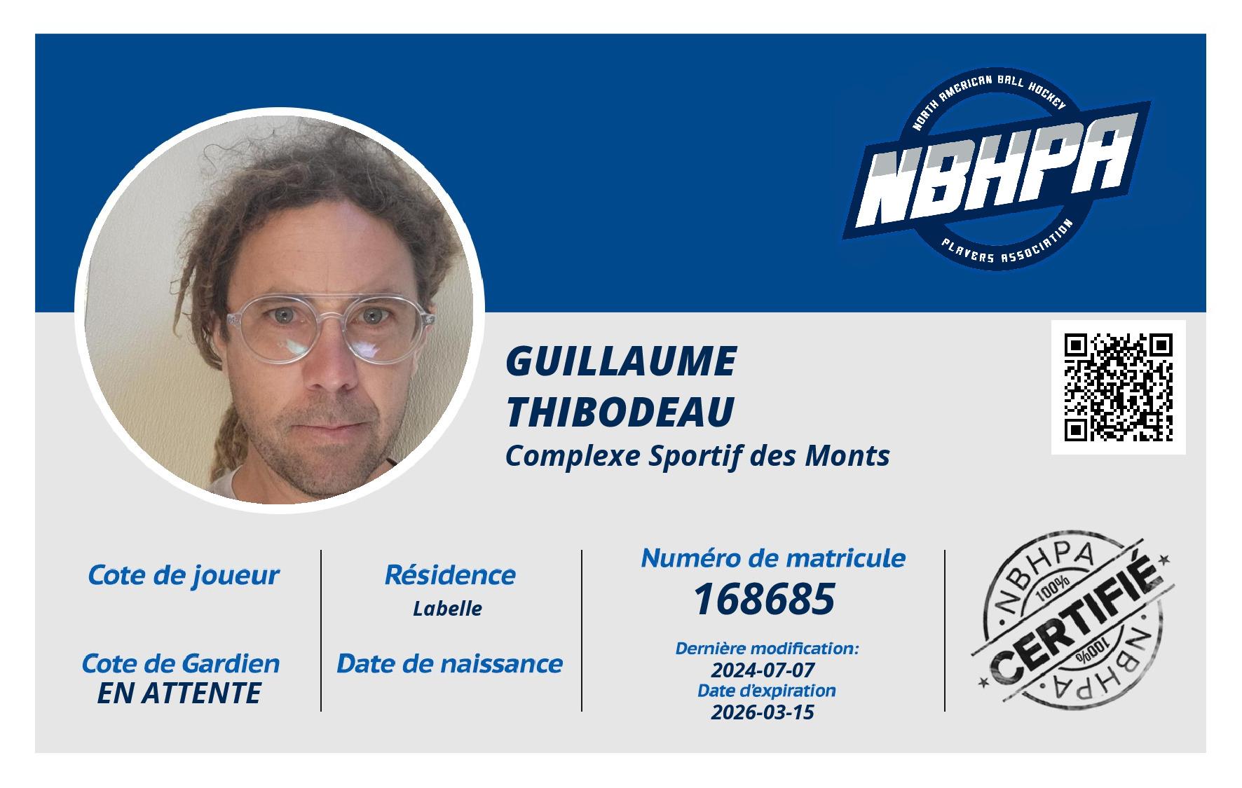 Guillaume  Thibodeau 