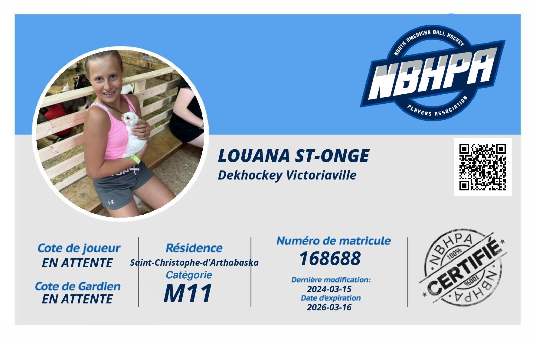 Louana St-Onge