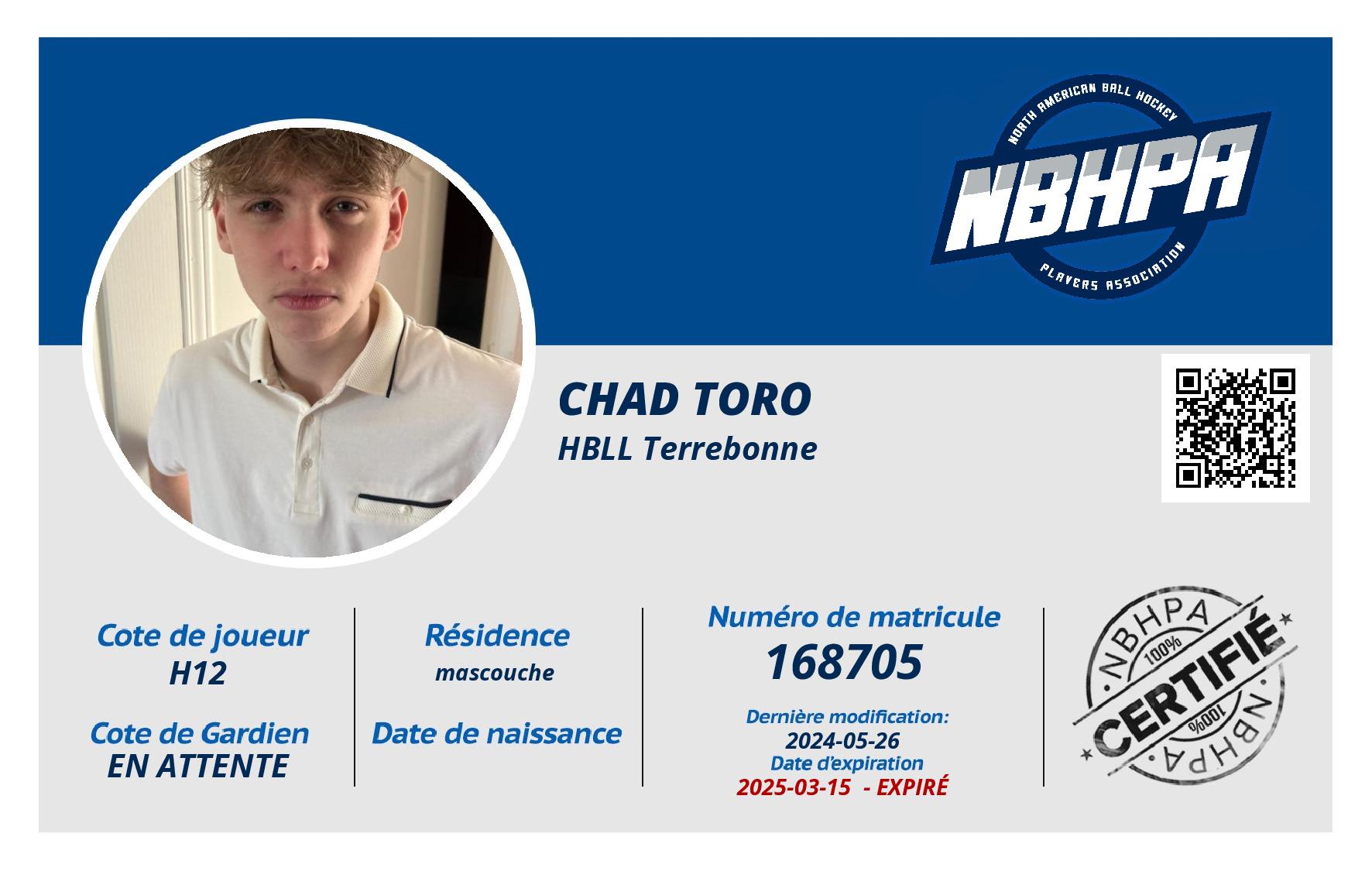 Chad Toro