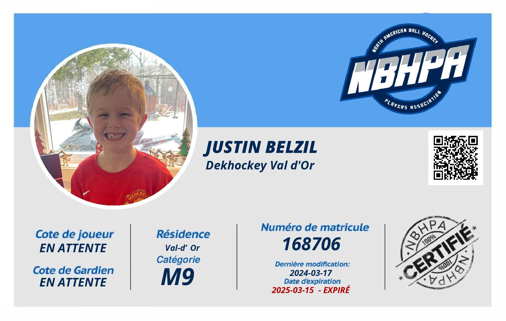 Justin Belzil