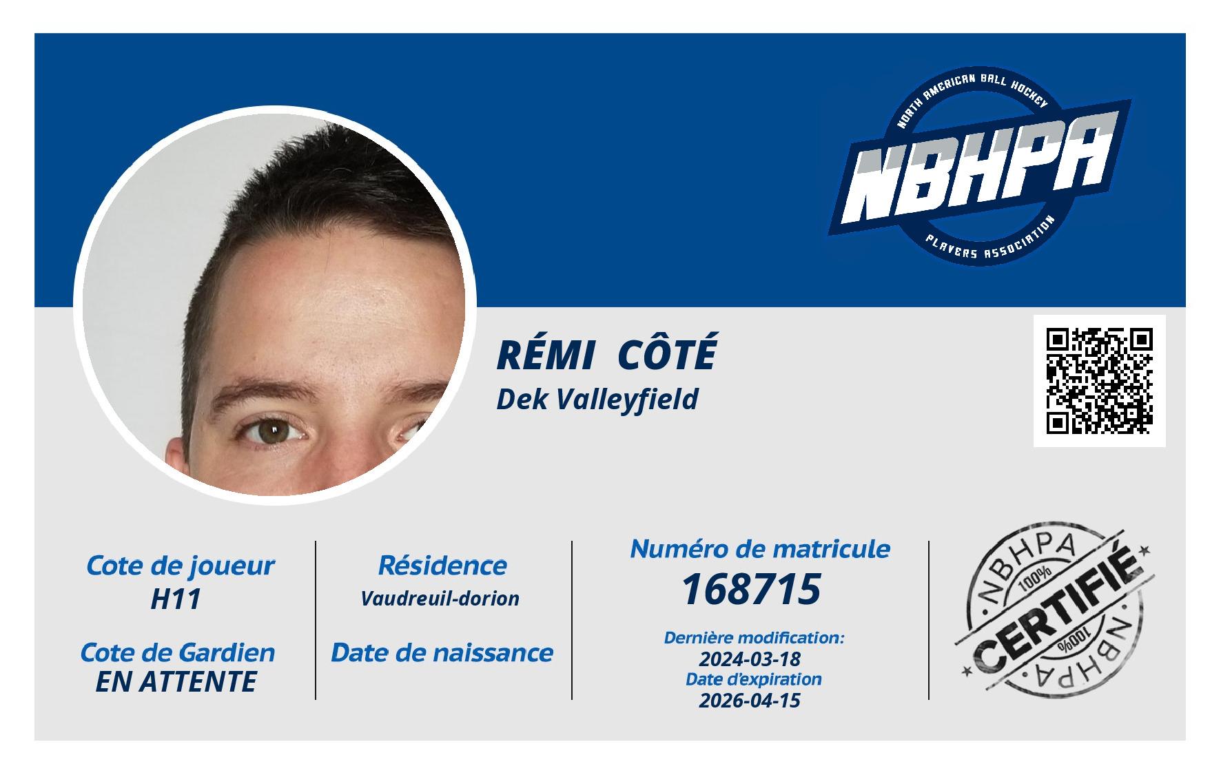 Rémi  Côté 