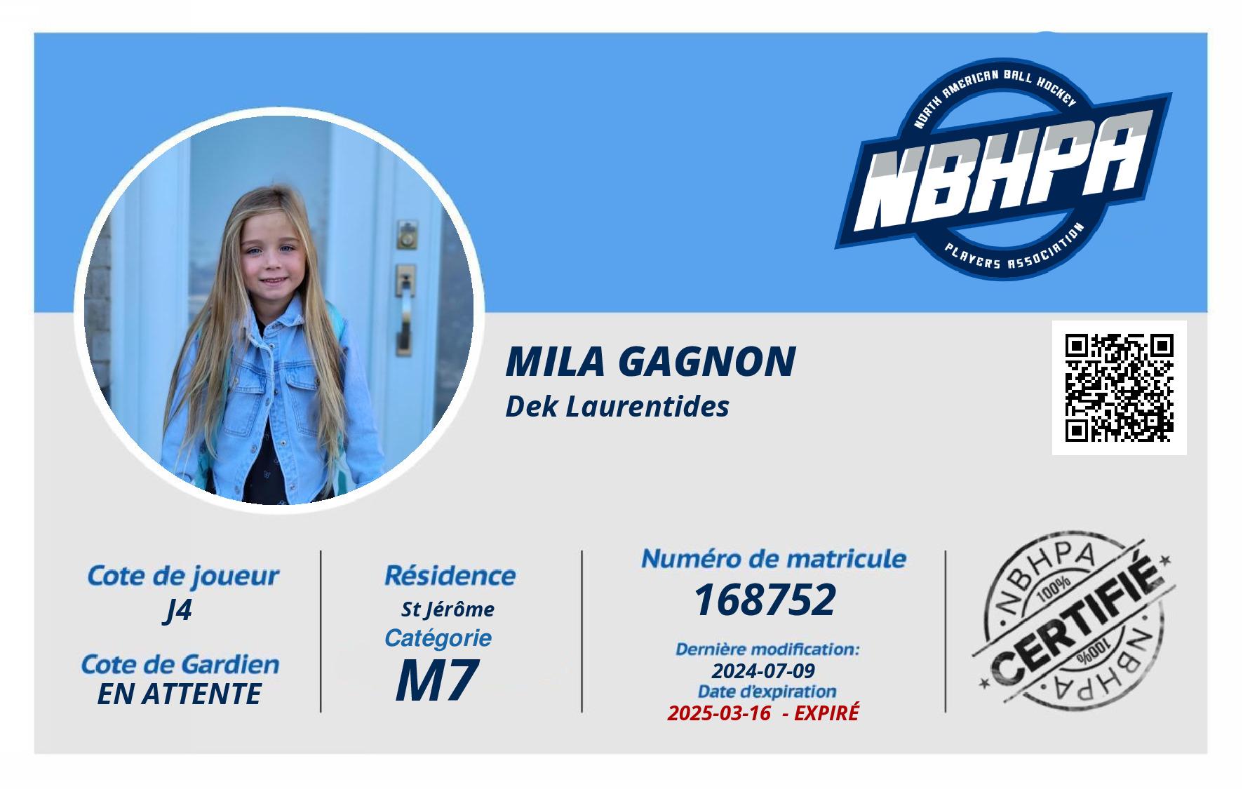 Mila Gagnon