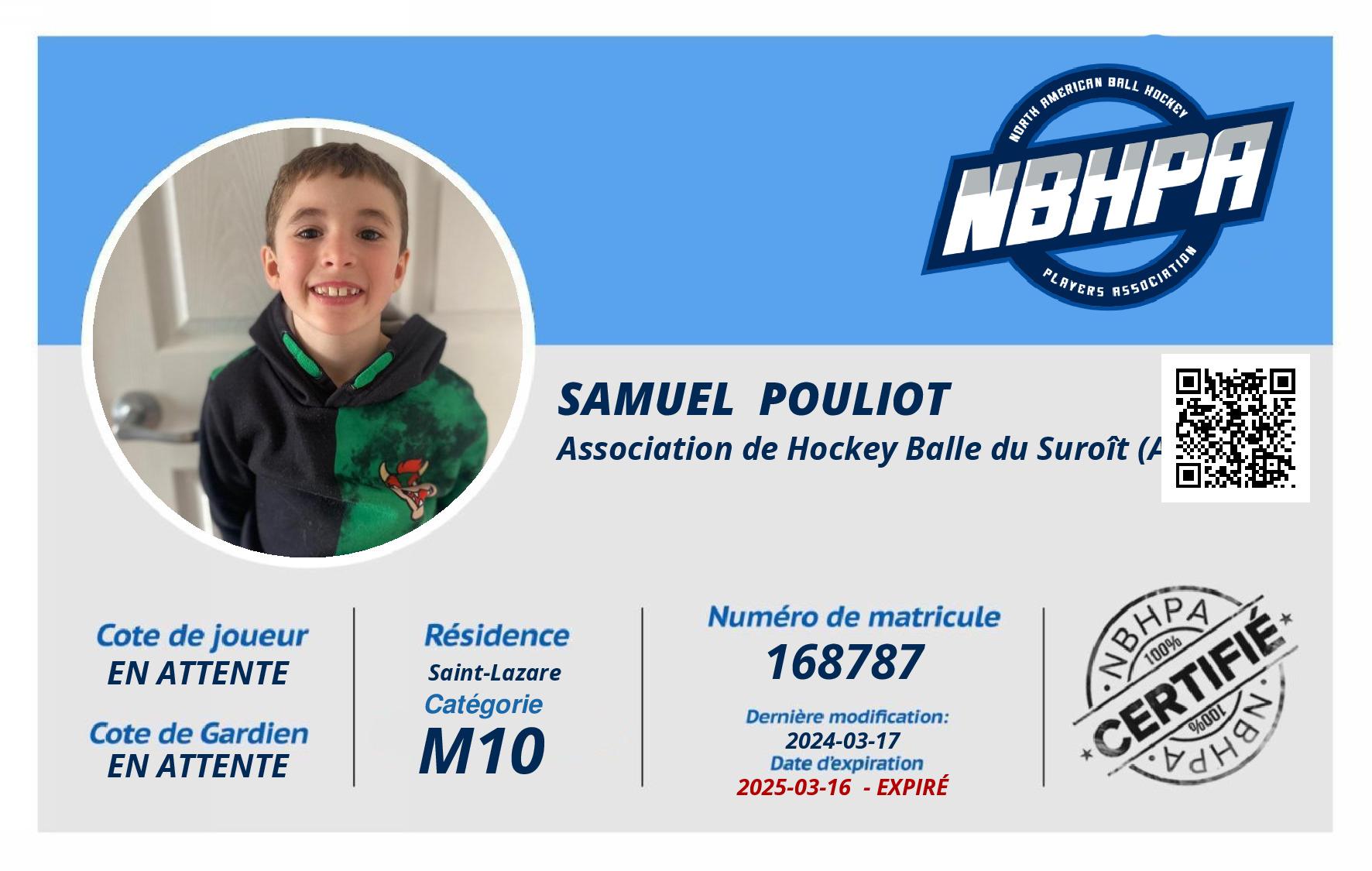 Samuel  Pouliot