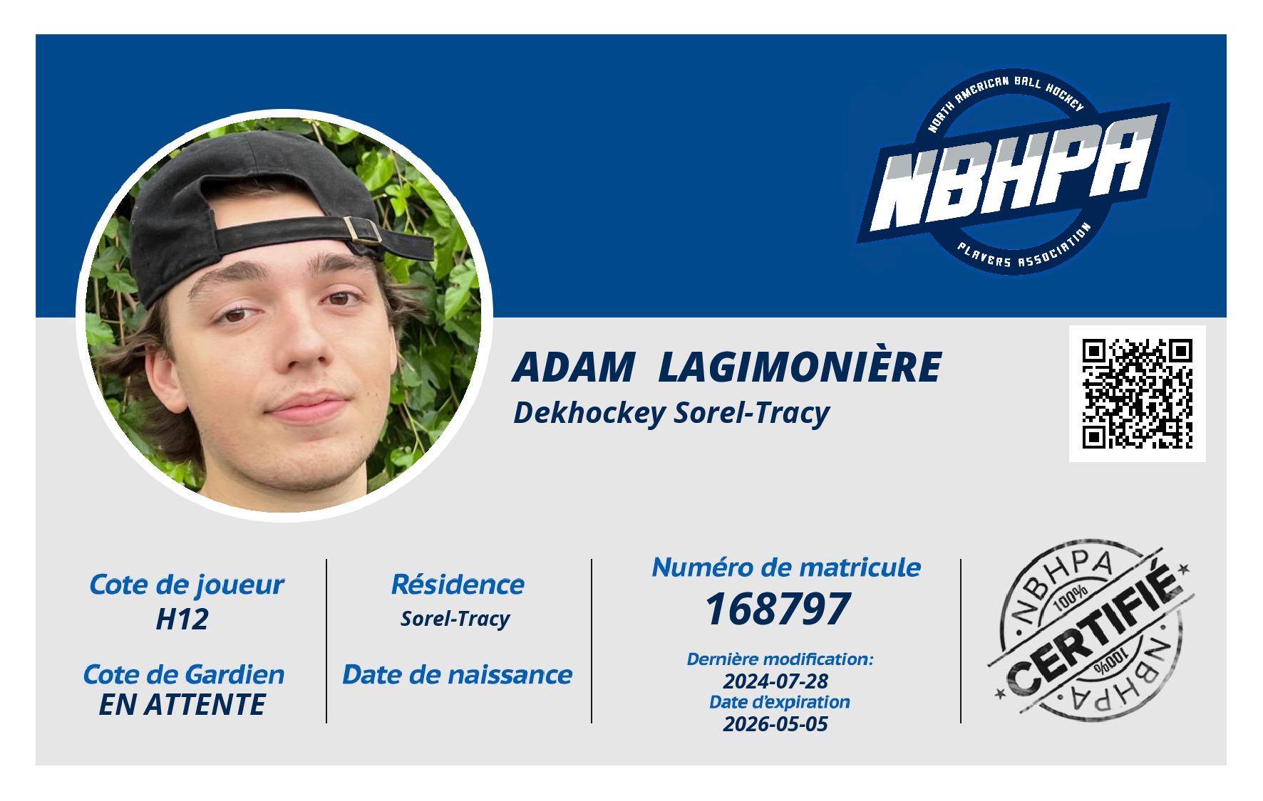 Adam  Lagimonière 