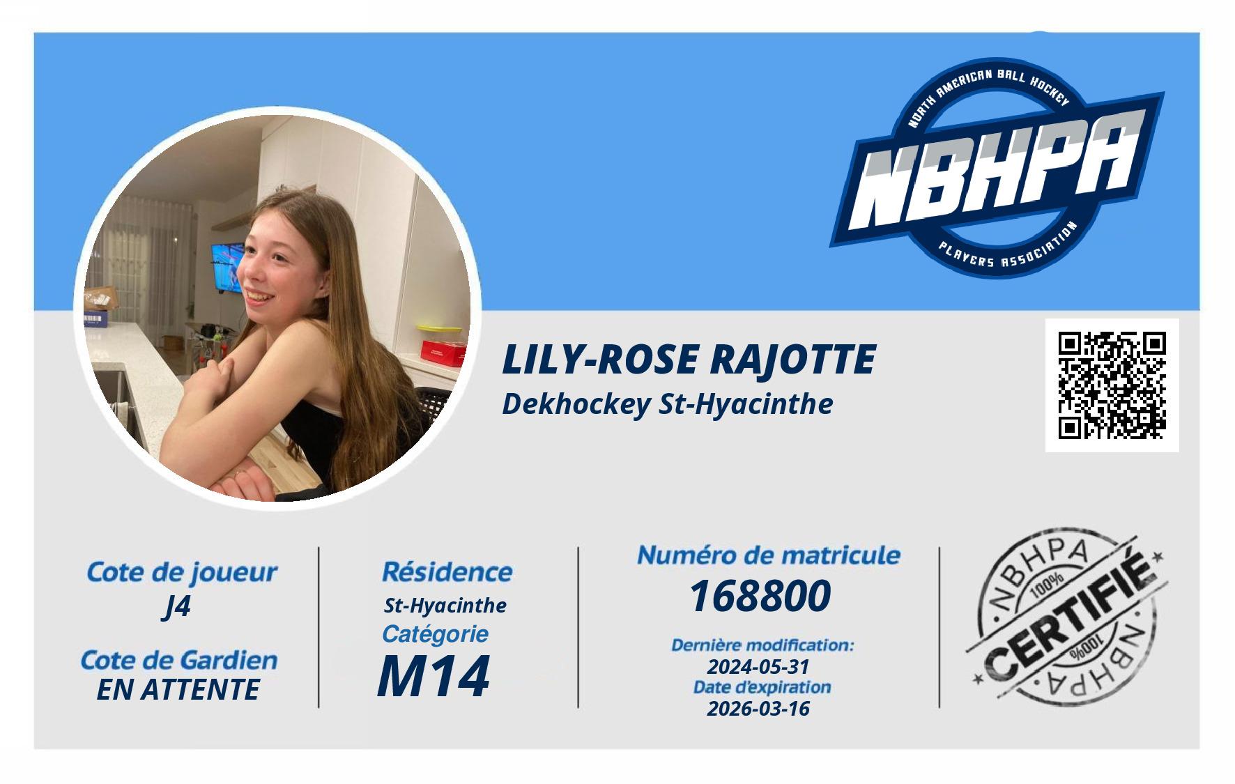 Lily-Rose Rajotte