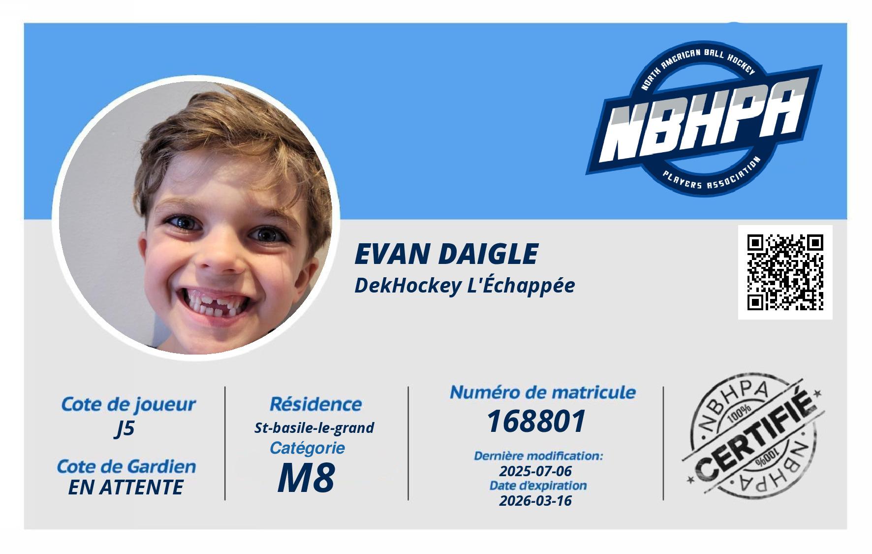 Evan Daigle 