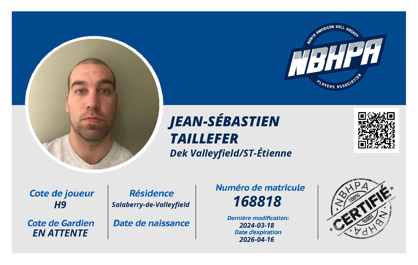 Jean-Sébastien  Taillefer 