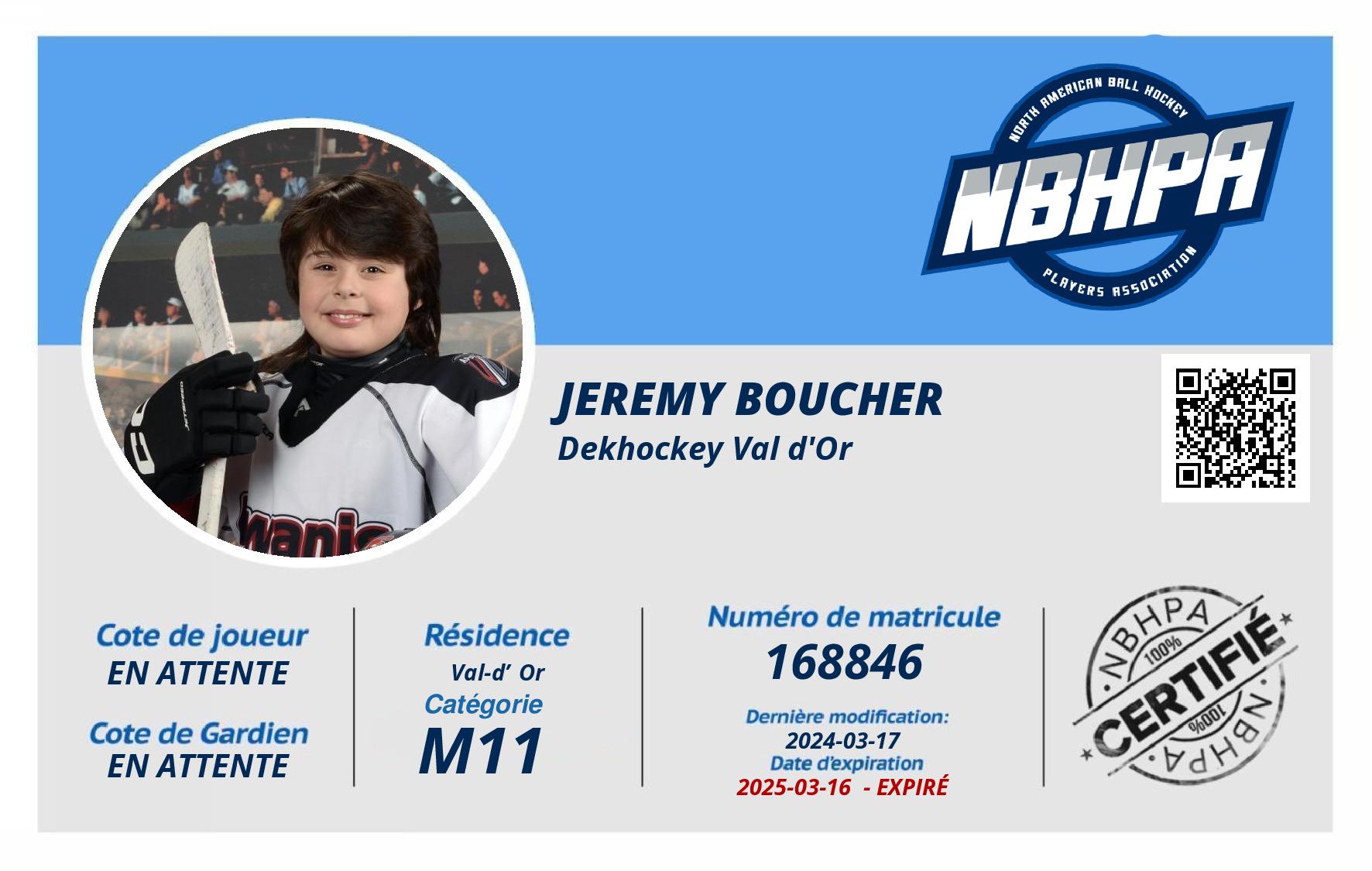 Jeremy Boucher