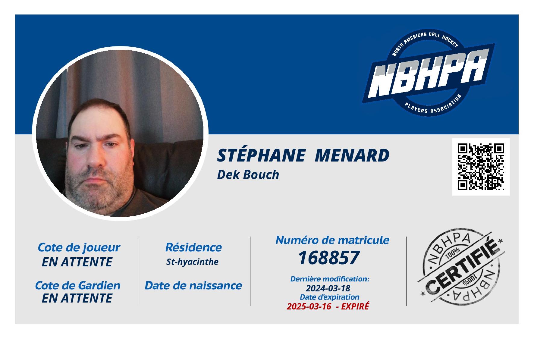 Stéphane  Menard 
