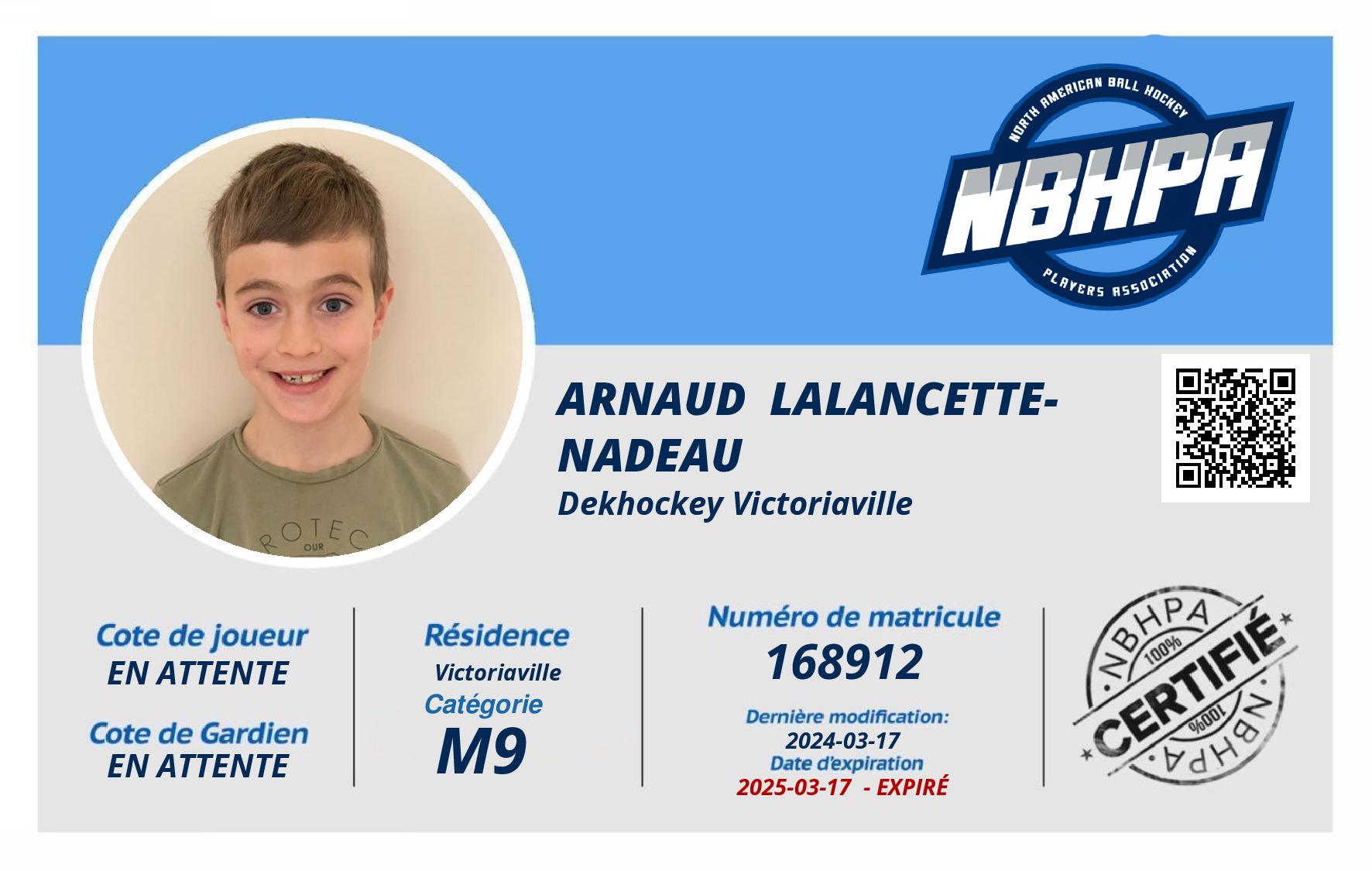 Arnaud  Lalancette-Nadeau