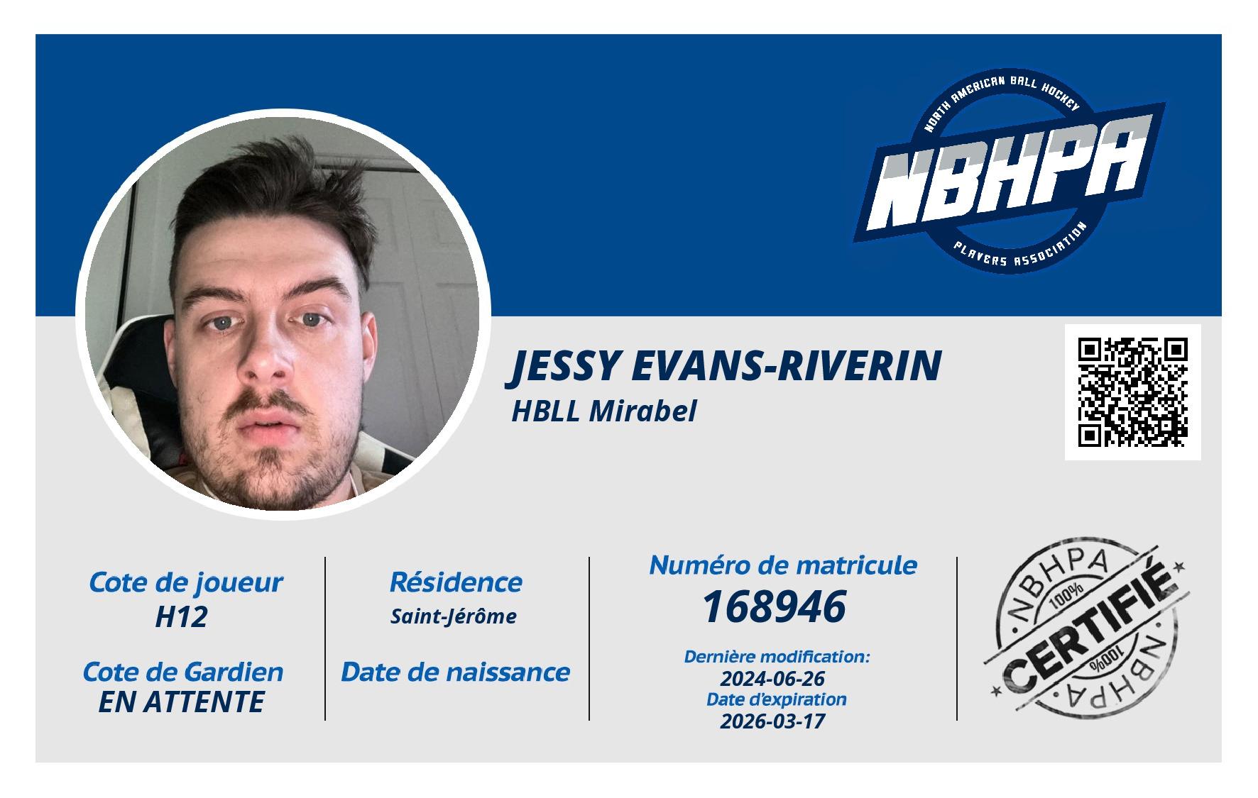 Jessy Evans-Riverin