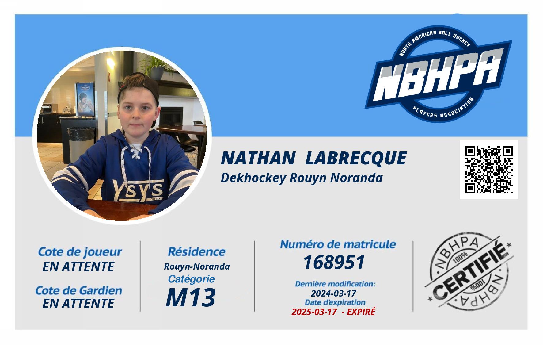 Nathan  Labrecque