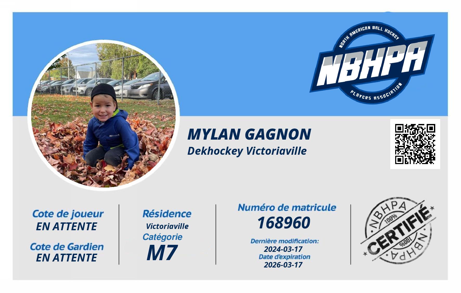 Mylan Gagnon