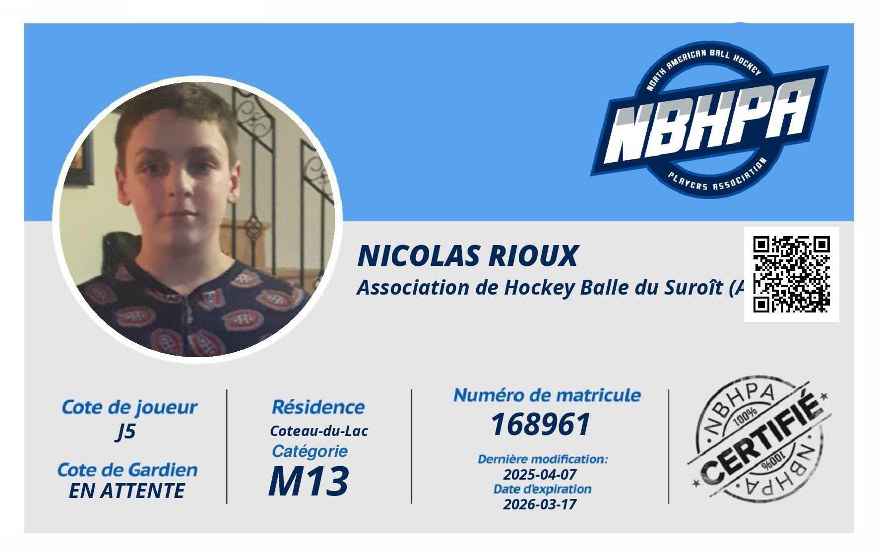 Nicolas Rioux