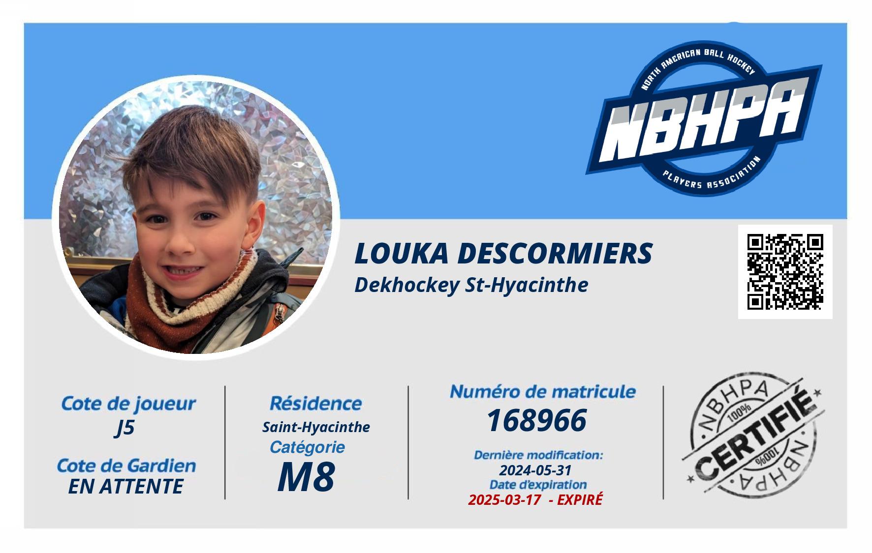 Louka Descormiers